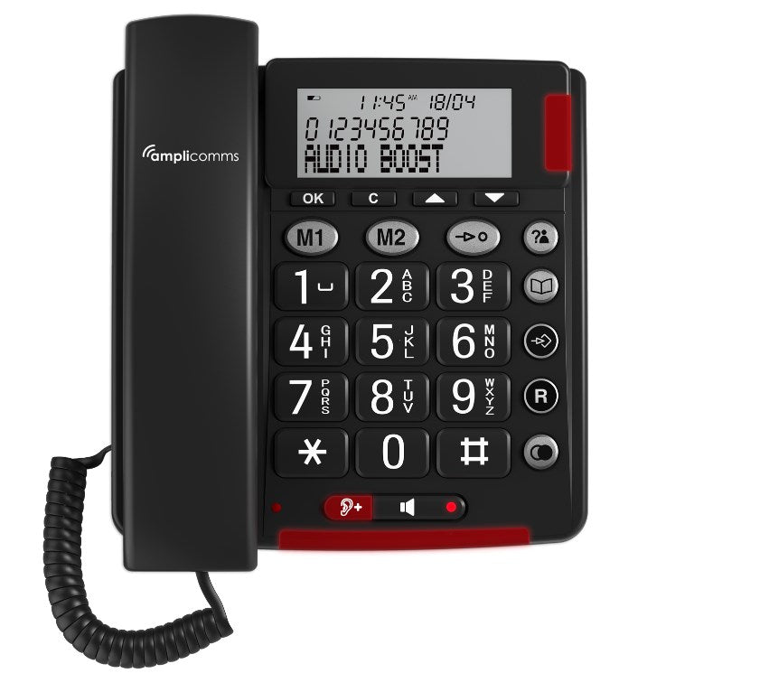 amplicomms BIGTel 48 Plus, Großtastentelefon Dark Grey amplicomms BIGTel 48 Plus, Großtastentelefon Dark Grey